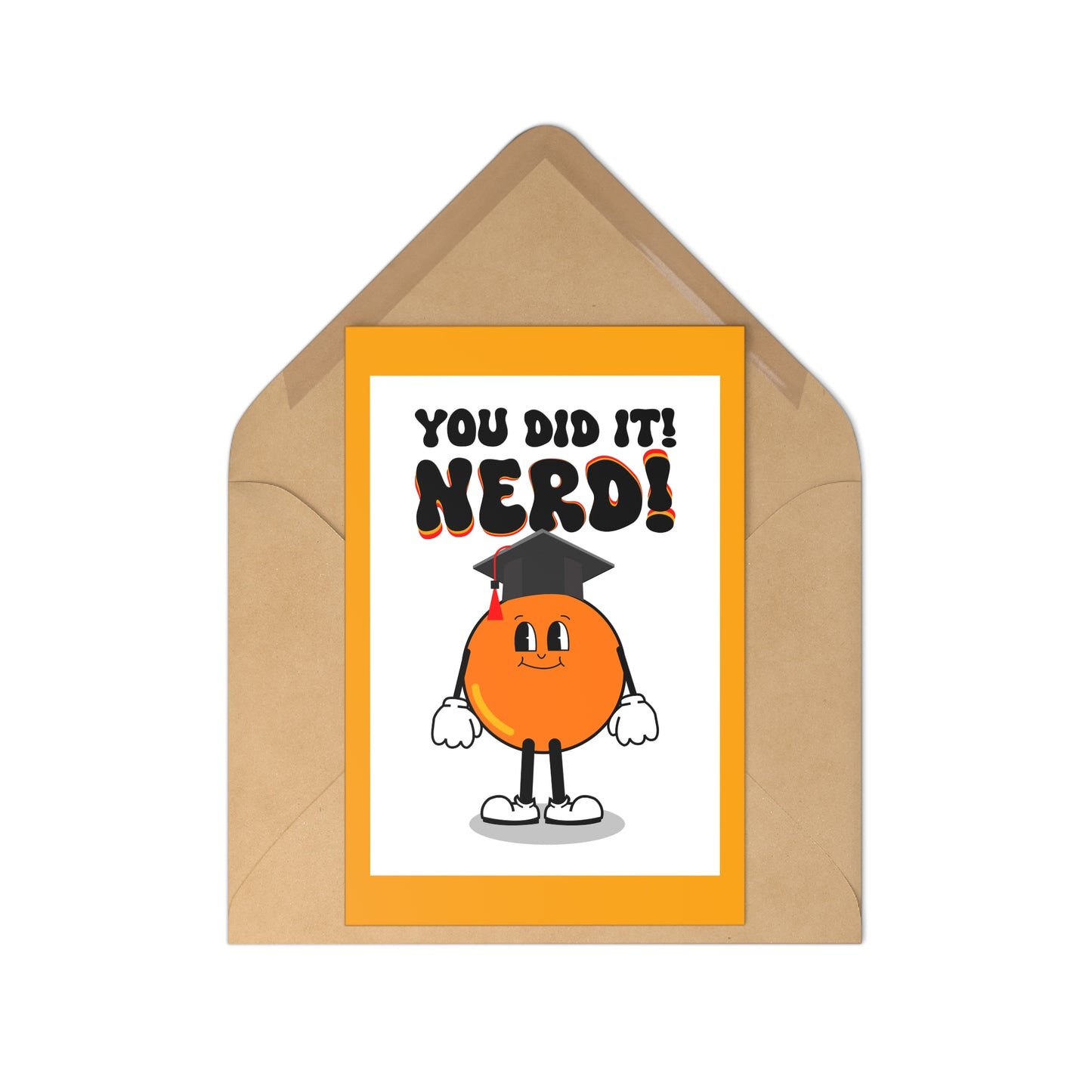 You Did It Nerd , Graduation Postcard